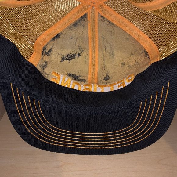 Vintage Pettibone Machinery K-Products RARE Yellow Mesh Trucker Snapback Hat - Picture 6 of 8